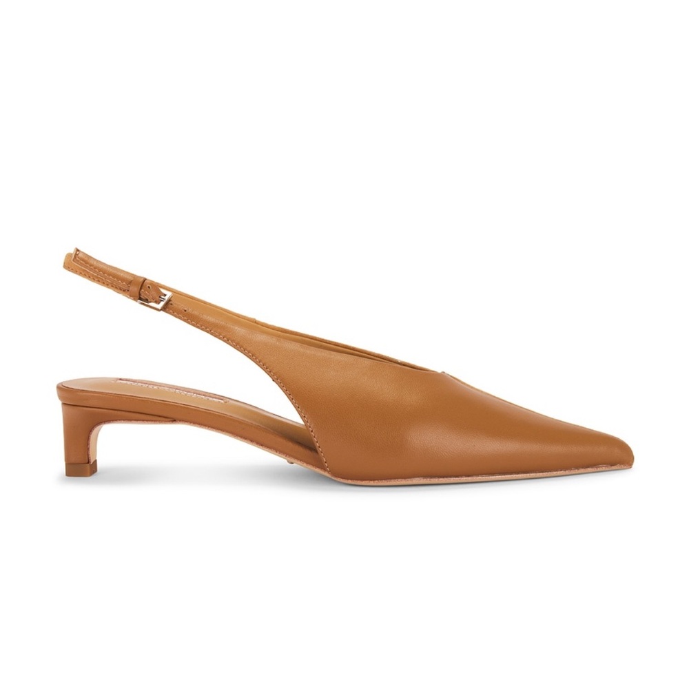 Tony Bianco Tan Slingback Women's Shoes - Picture 5 of 9